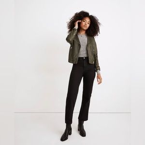 Madewell Slim Wide-leg Crop Lunar Wash 32P NWOT